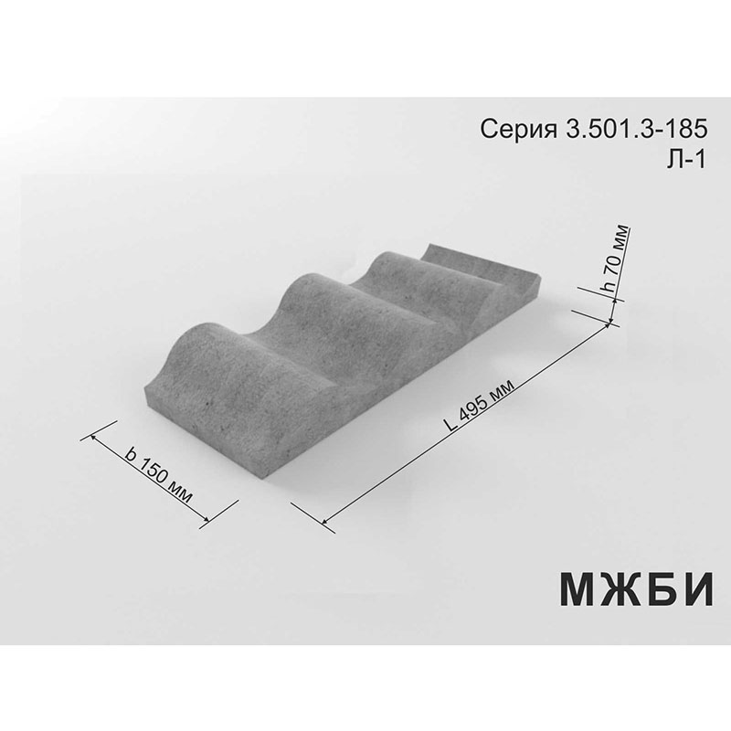 Форма для блока Лотка Л-1